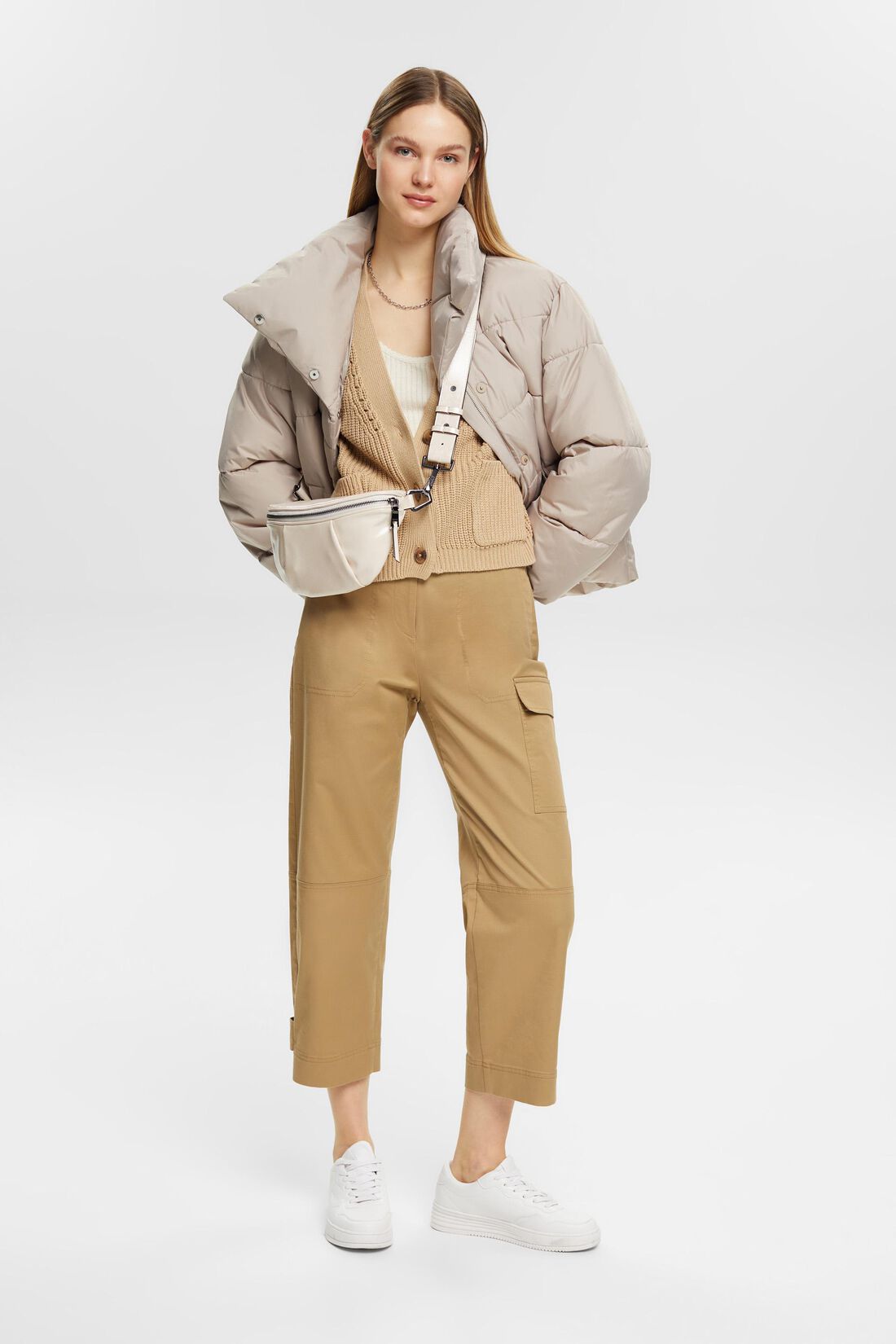 Cropped-Hose im Cargo-Look