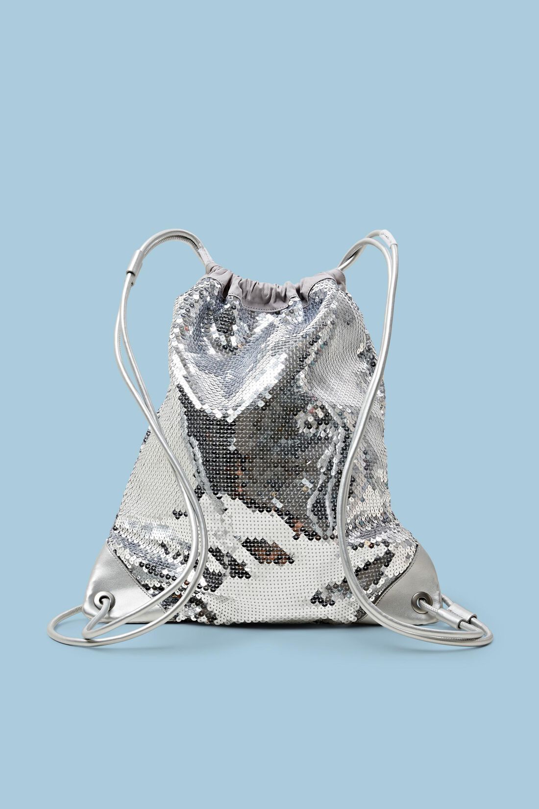 Kordel-Rucksack mit Pailletten
