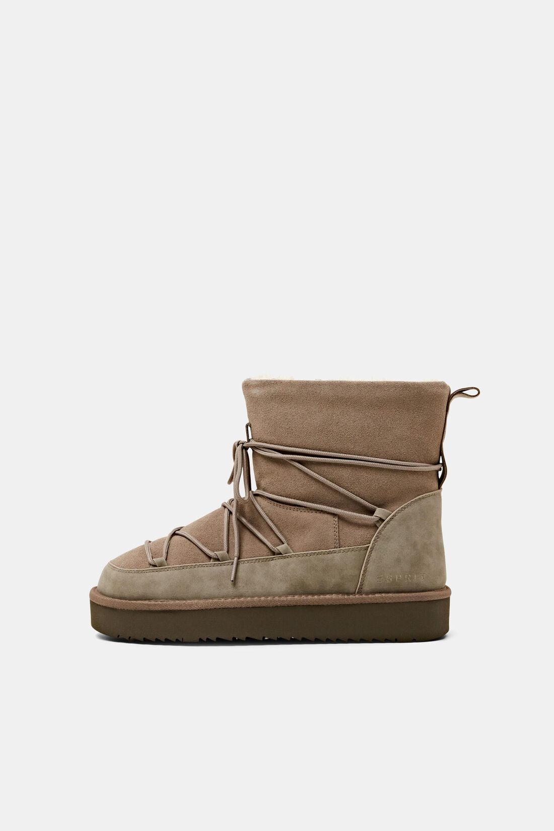 Rauleder-Schn&uuml;rboots