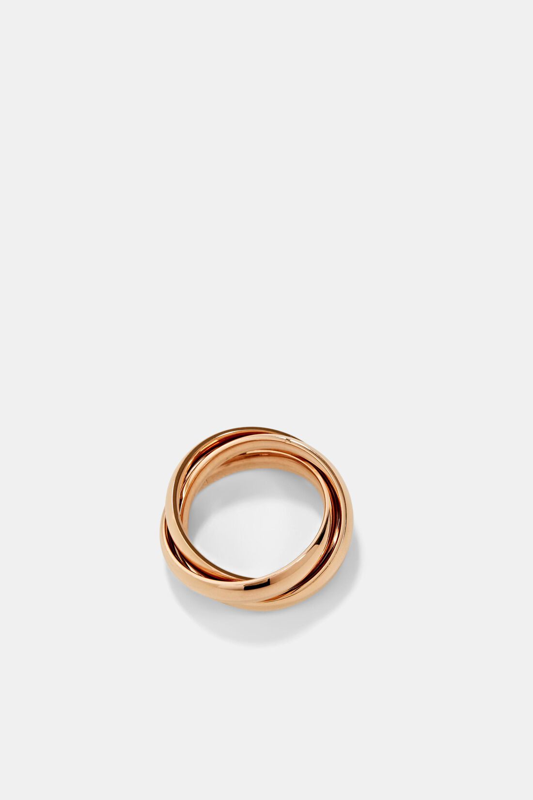 Trinity-Edelstahlring in Ros&eacute;gold