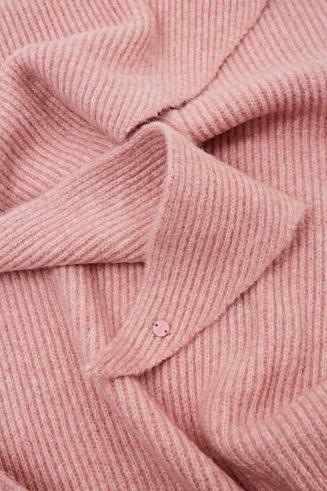 Dreieckiger Rippstrickschal
