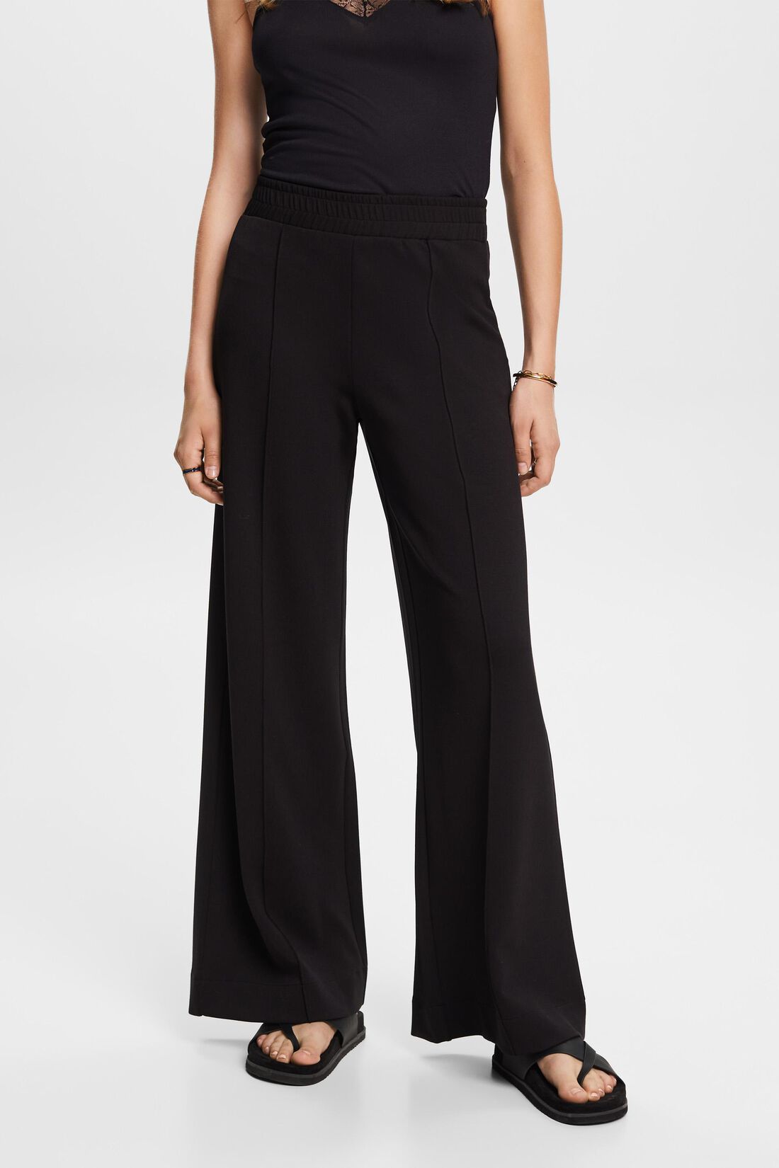 Jerseyhose mit weitem Bein