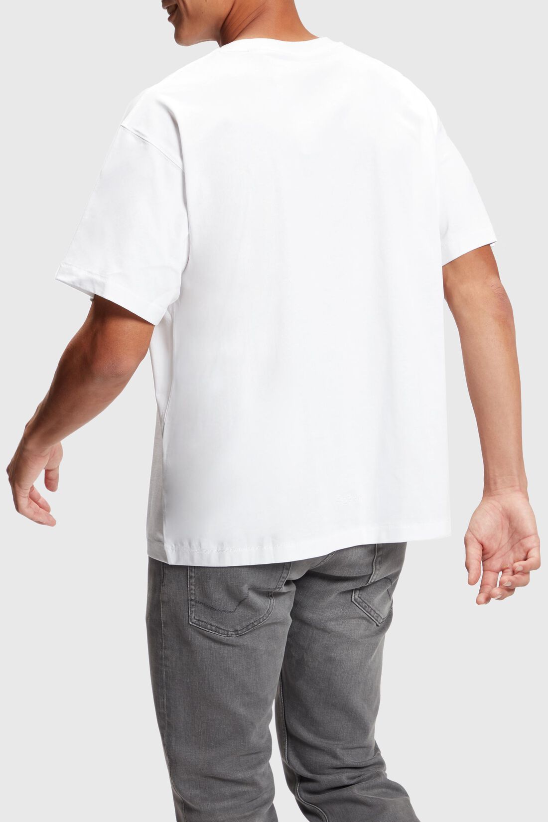 T-Shirt mit abgesetztem Landschafts-Print