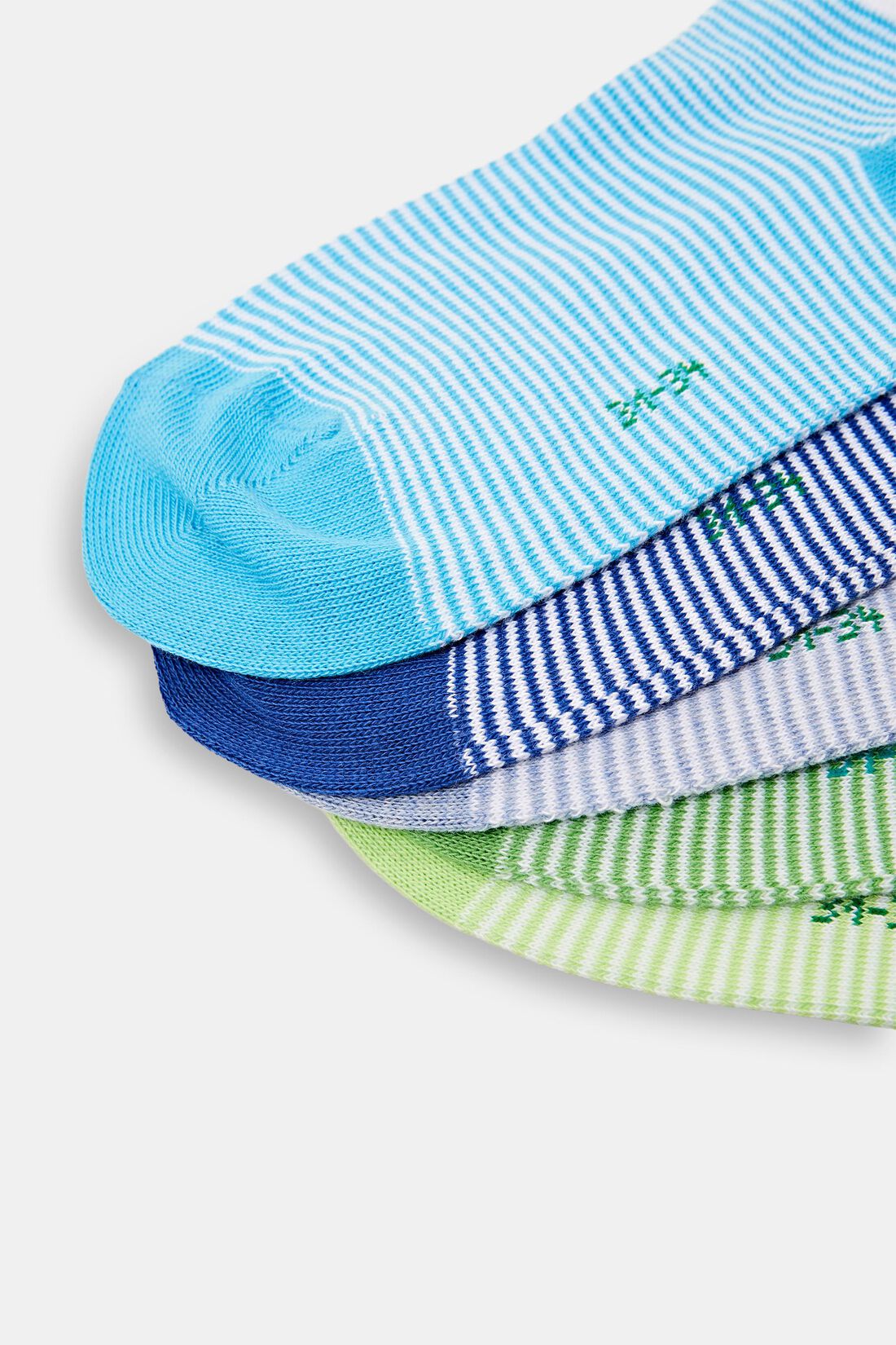 5er-Pack Gestreifte Sneakersocken