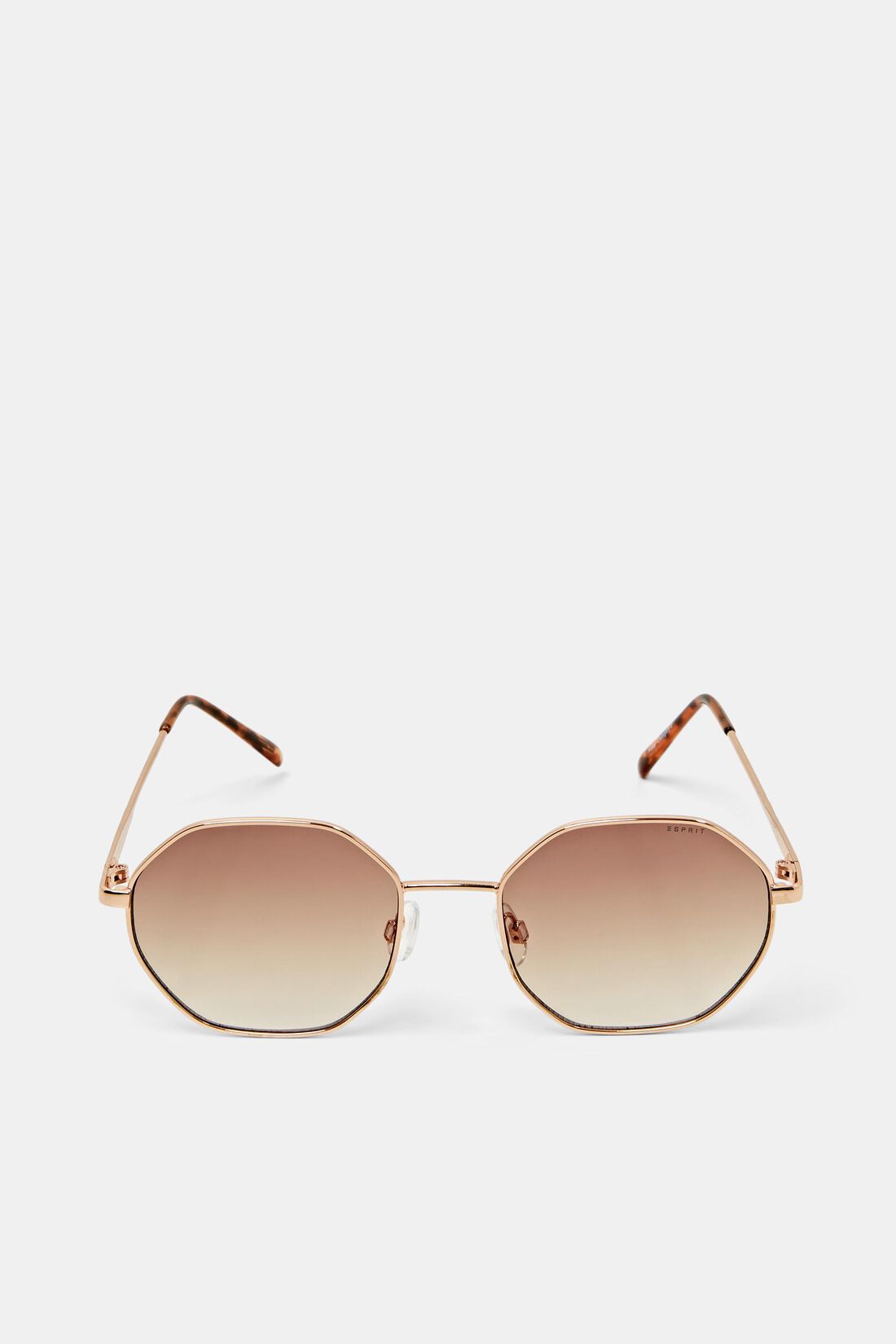 Sonnenbrille mit filigraner, goldener Fassung aus Metall