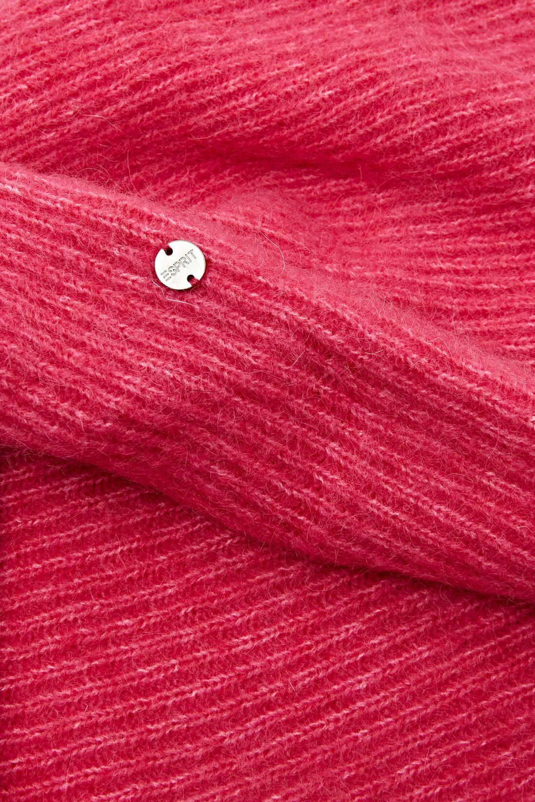 Loop-Schal aus Mohair und Wolle im Twist-Design
