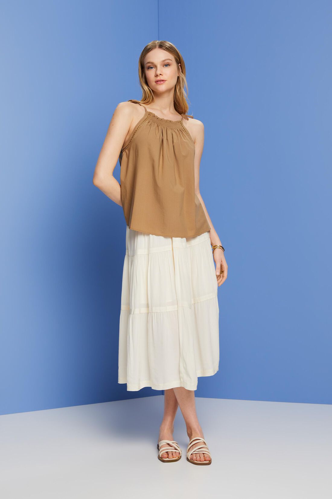 Gesmoktes Camisole, TENCEL&trade;