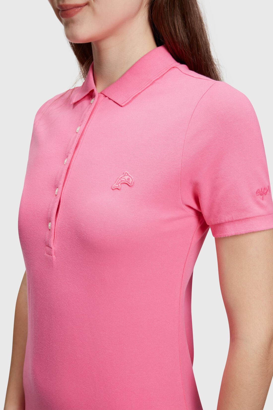 Klassisches Tennis-Polokleid mit Dolphin-Batch