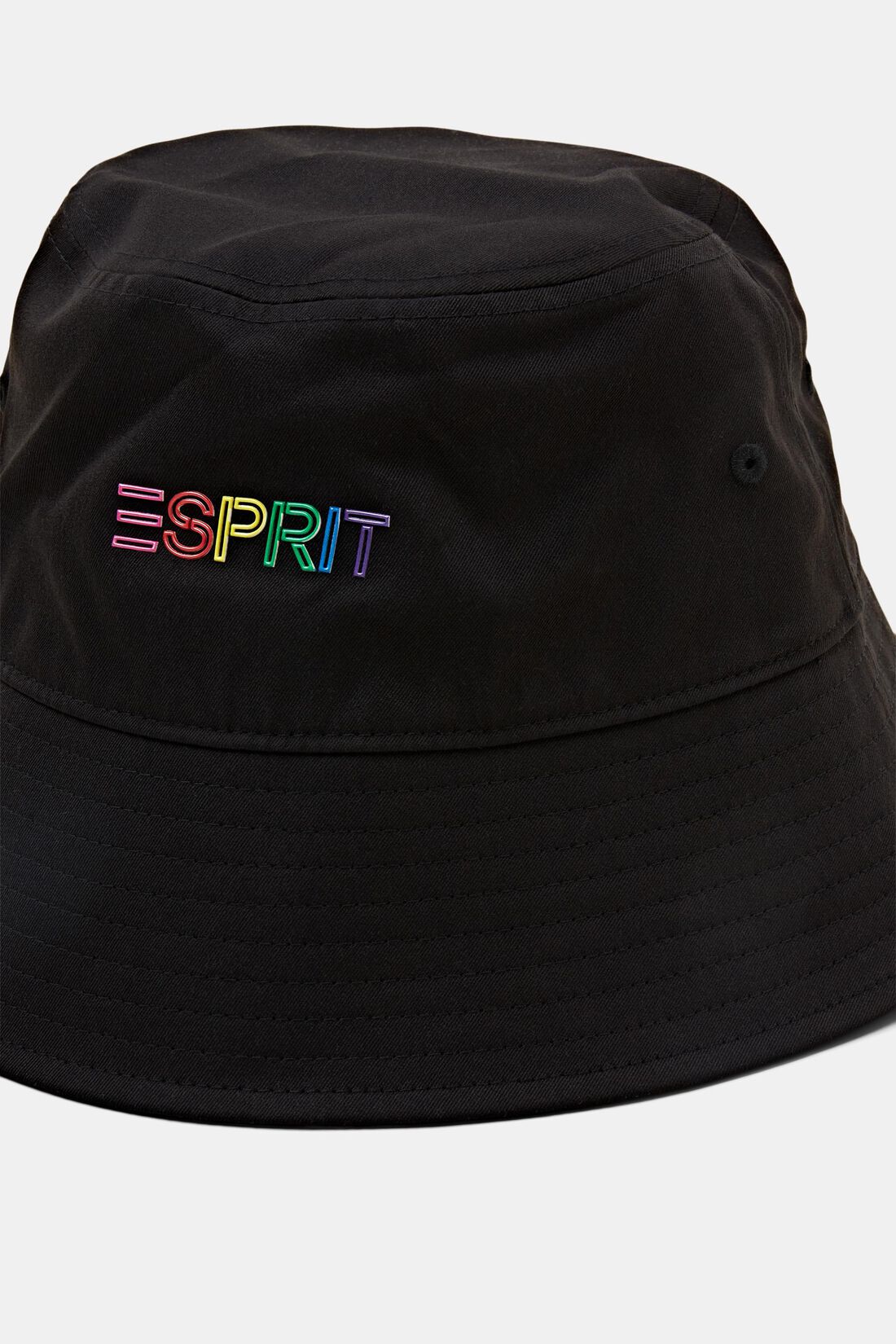Bucket Hat aus Twill mit Applikation