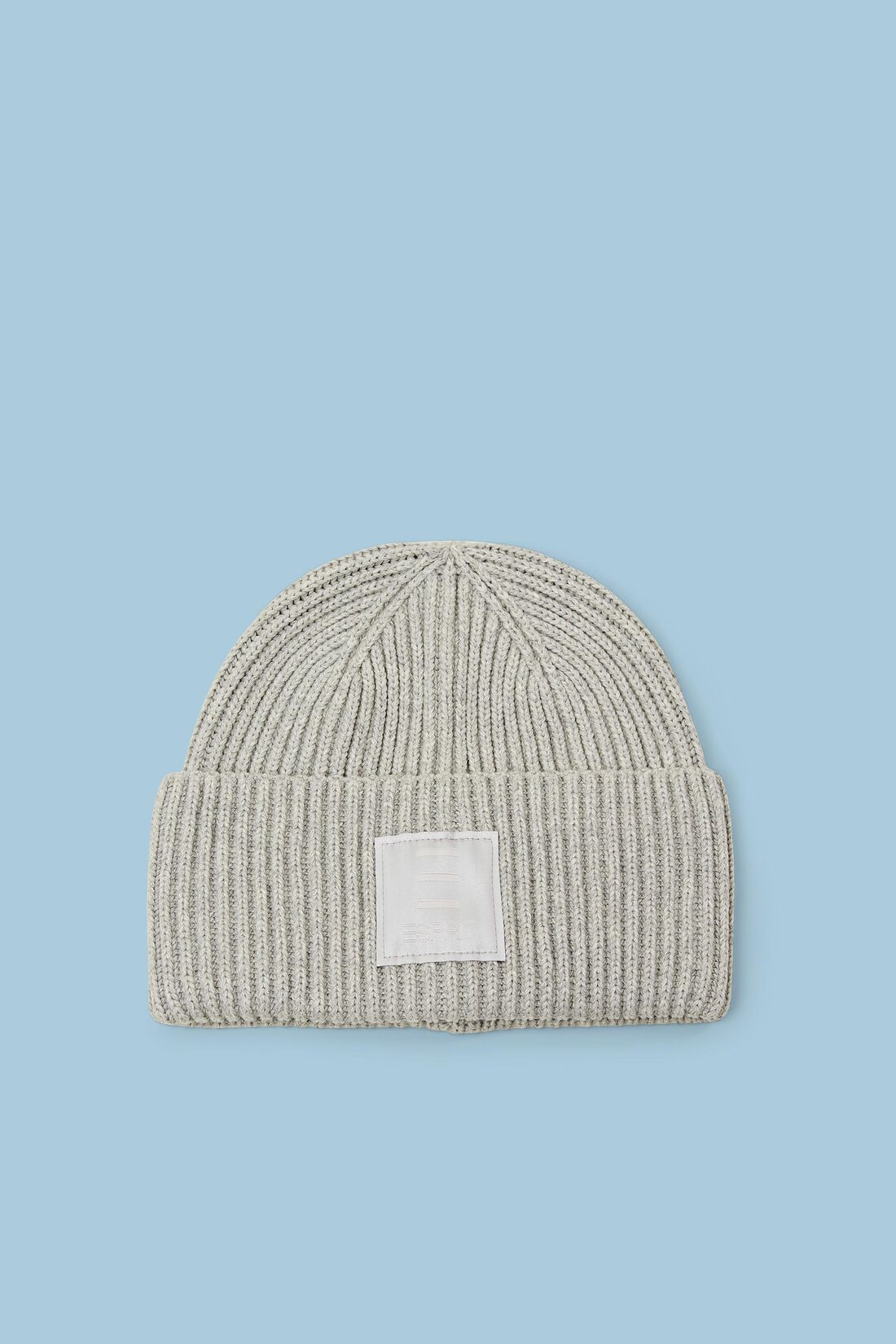 Rippstrick-Beanie aus Baumwolle