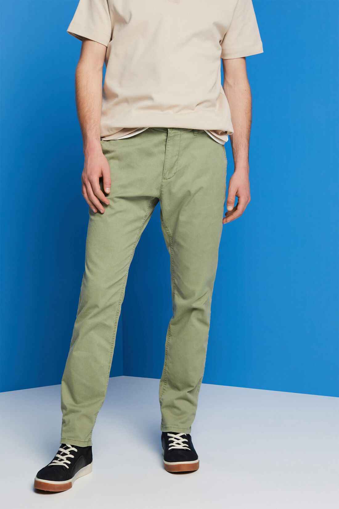 Stretch-Chino aus Baumwolle