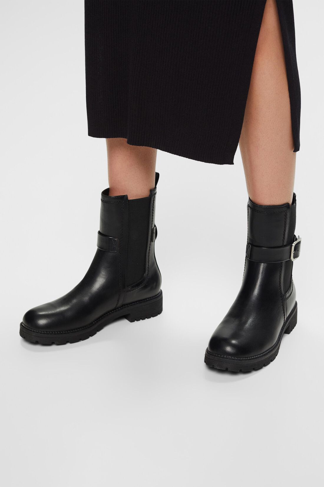 Chelsea Boots aus veganem Leder mit Schlie&szlig;e