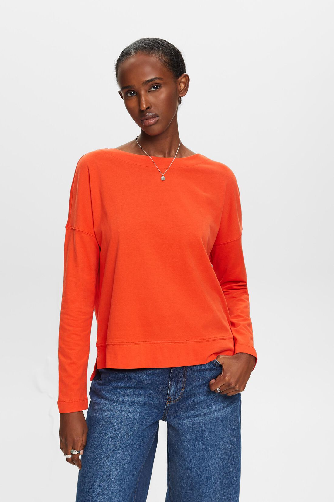 Longsleeve aus Baumwolle