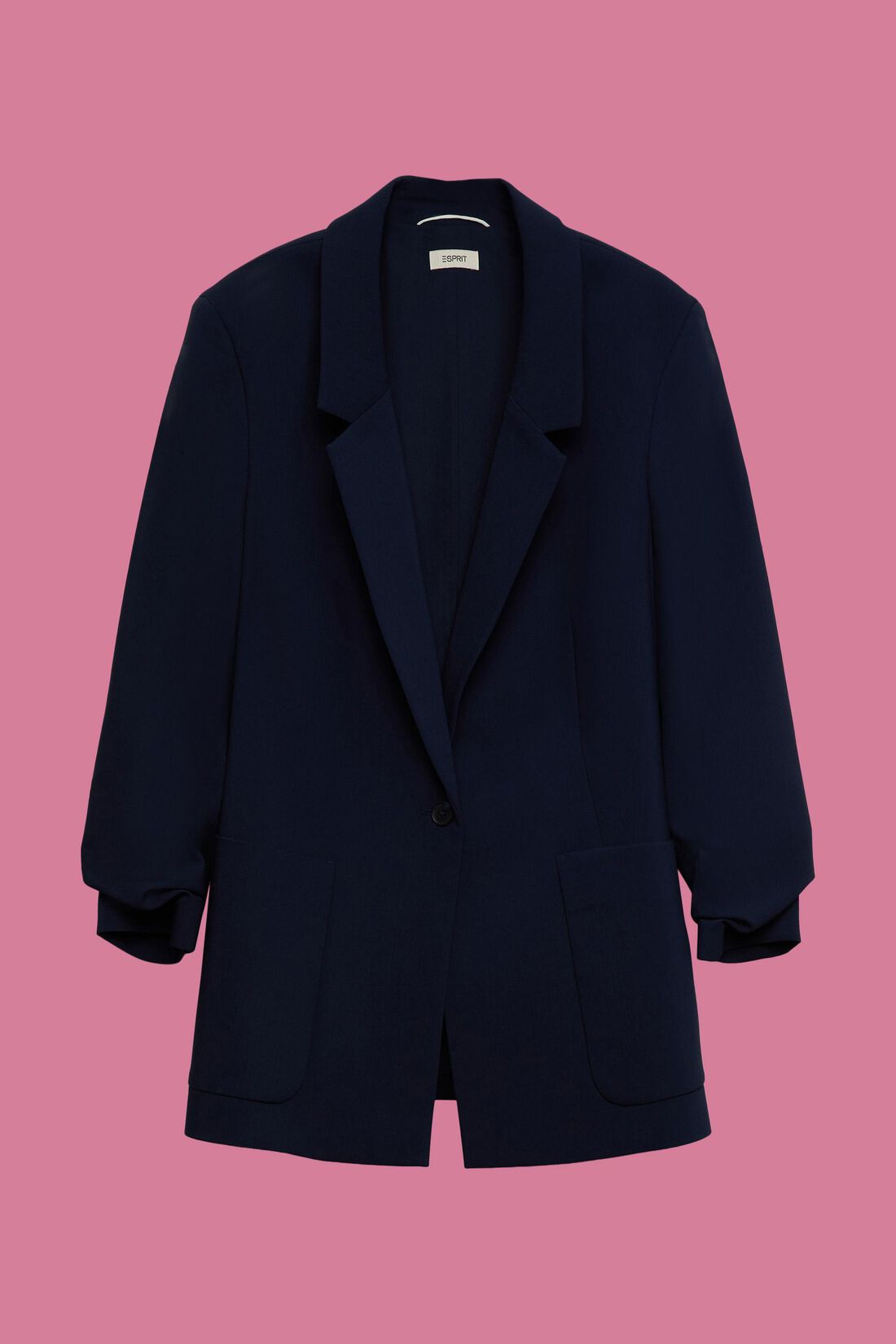 Blazer mit drapierten &Auml;rmeln