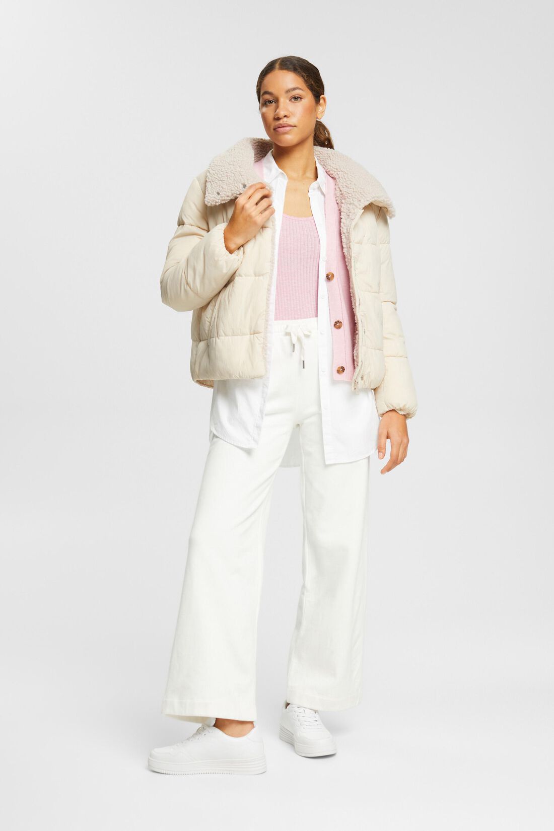Top mit Pointelle-Muster