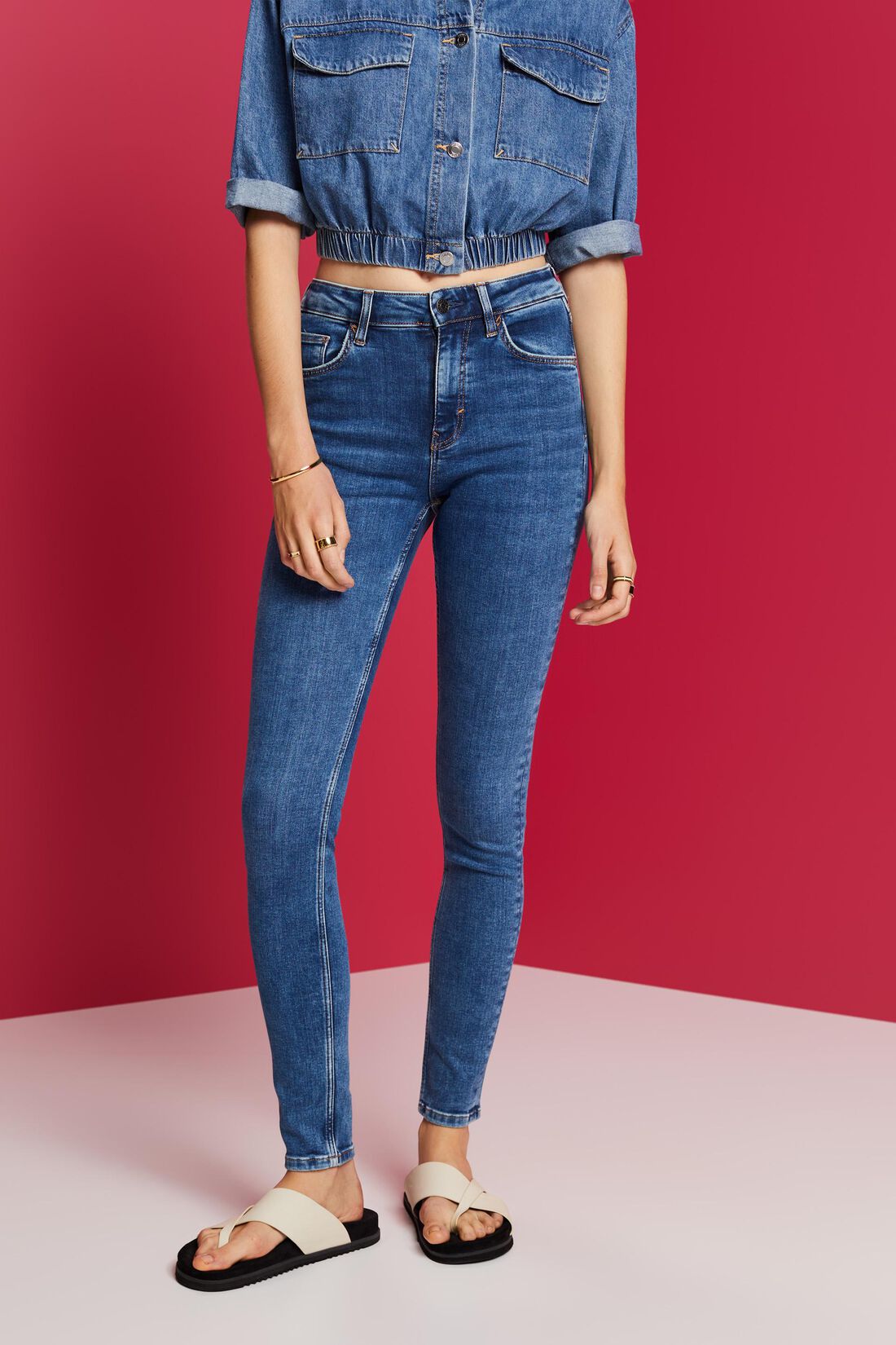 Denim aus Baumwoll-Stretch