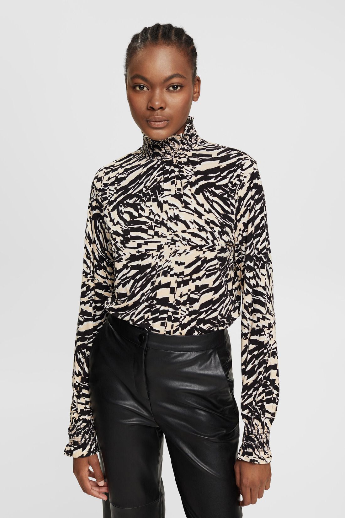 Longsleeve mit Print, LENZING&trade; ECOVERO&trade;