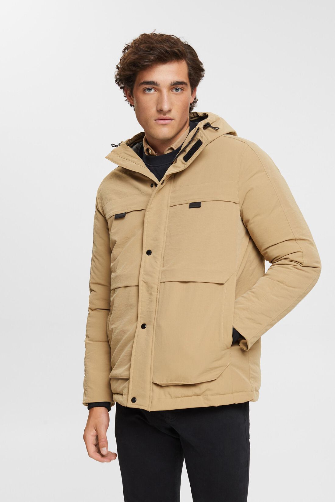 Jacke mit Tunnelzug-Kapuze