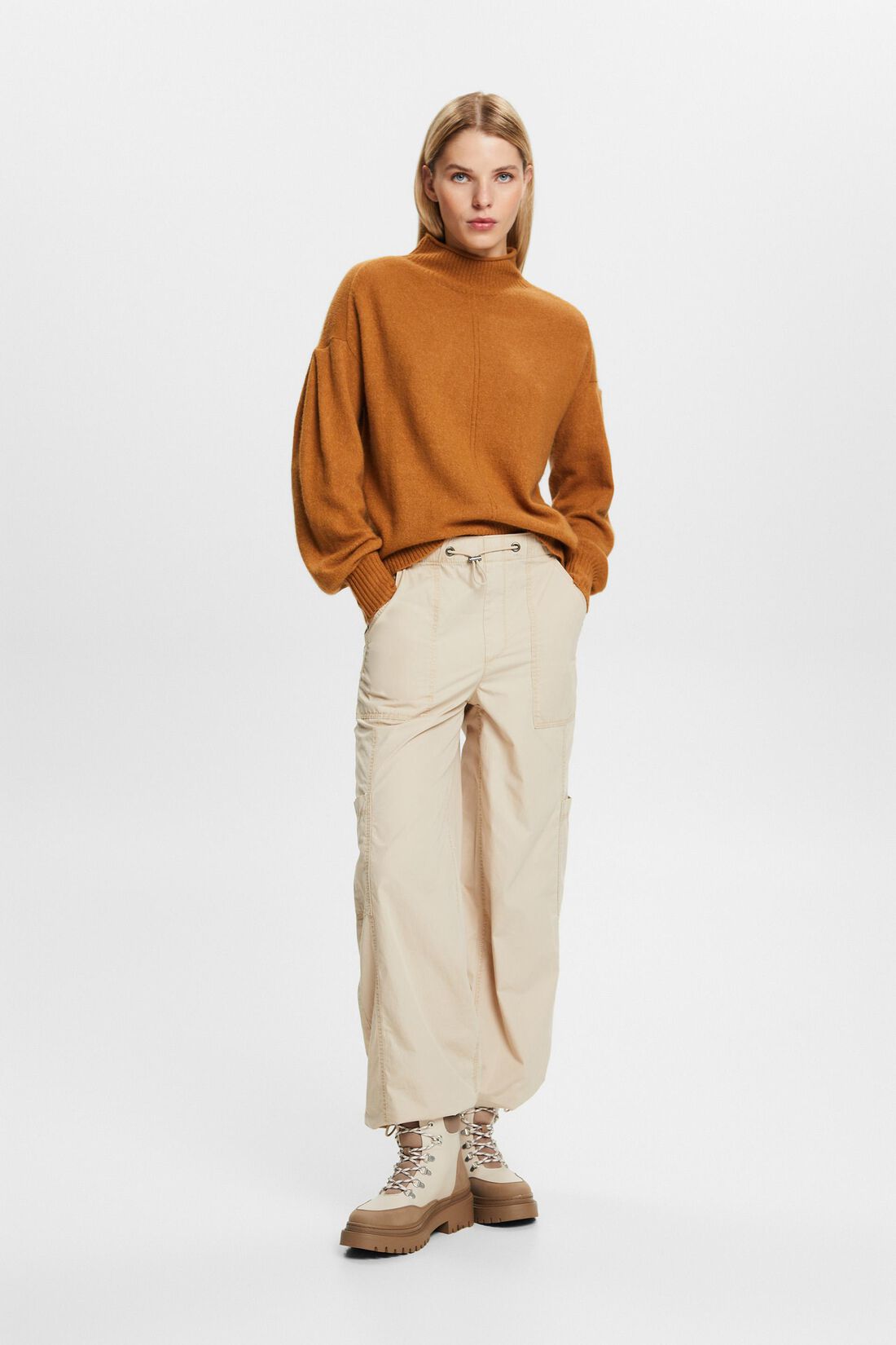 Pullover mit Stehkragen