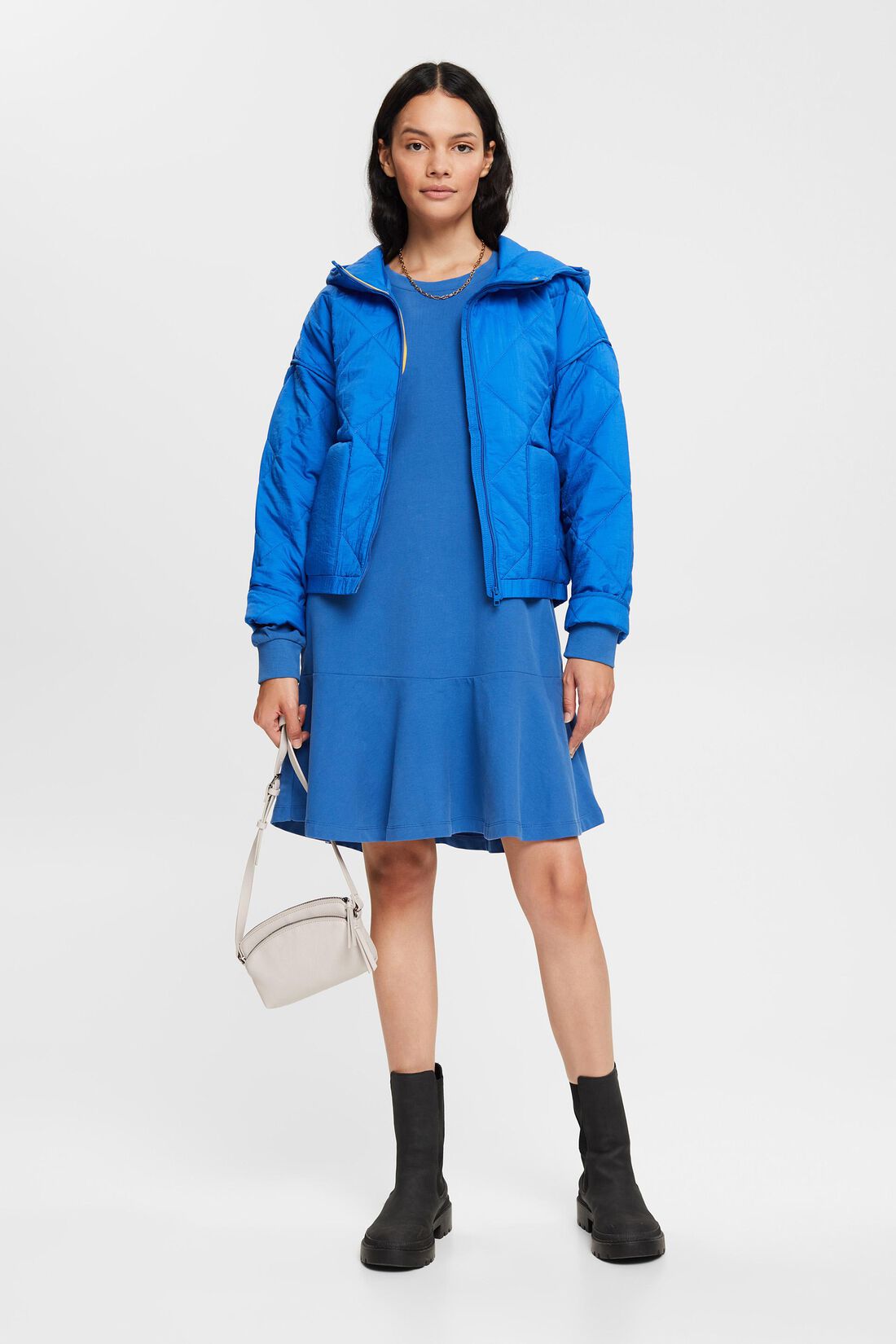 Sweatshirtkleid in Minil&auml;nge