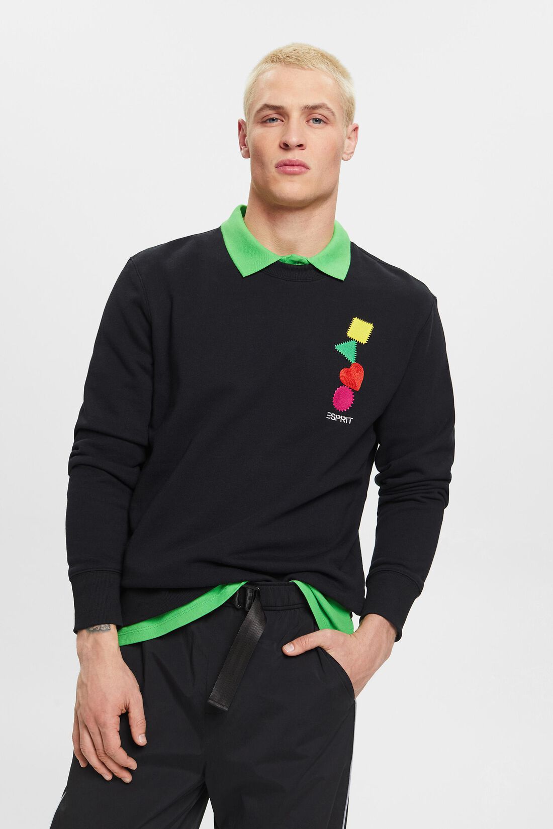Logo-Sweatshirt mit Stickerei