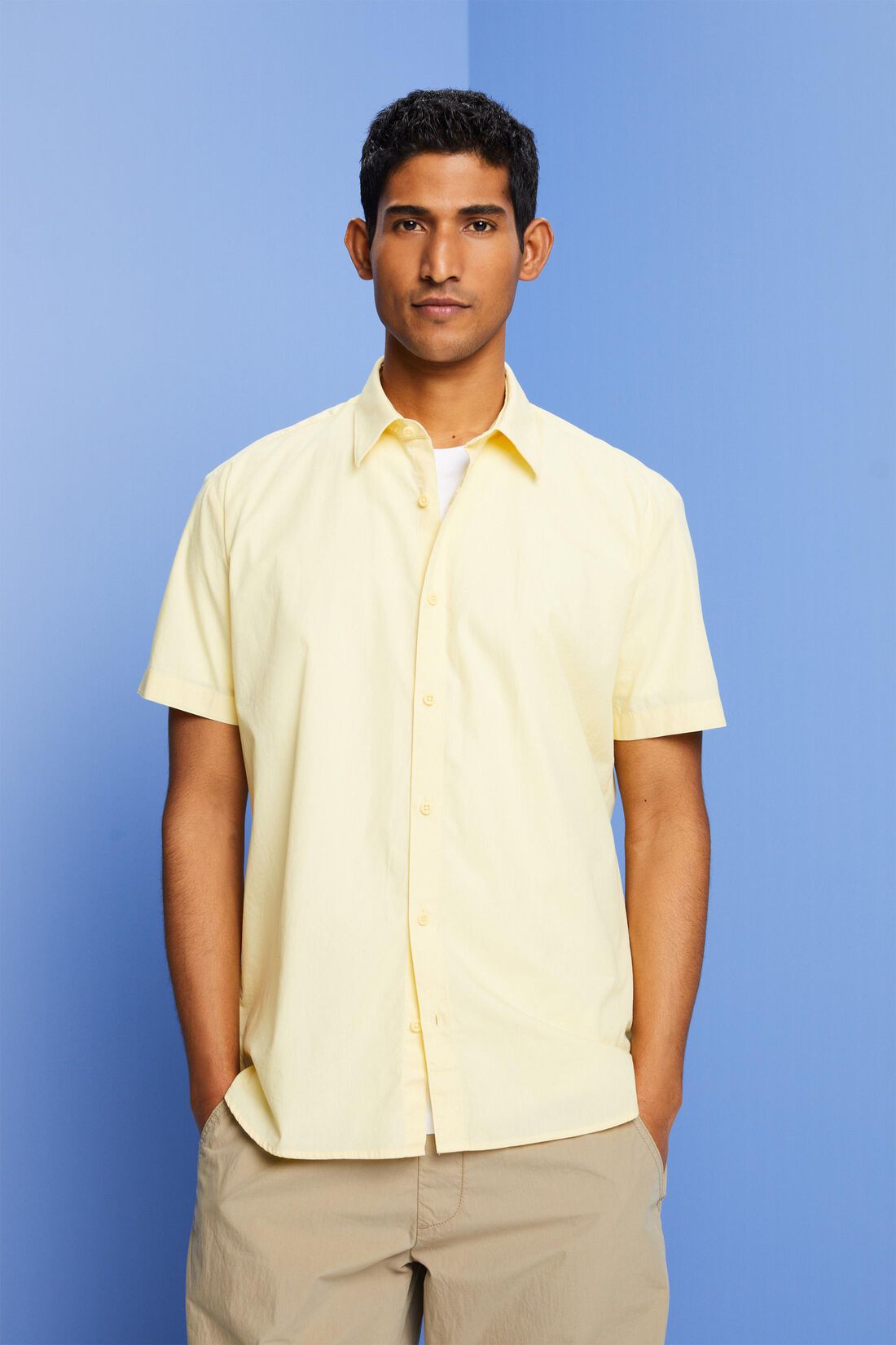 Kurz&auml;rmeliges Button-Down-Hemd