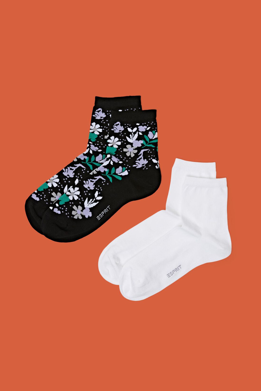 Bedruckte halbhohe Socken