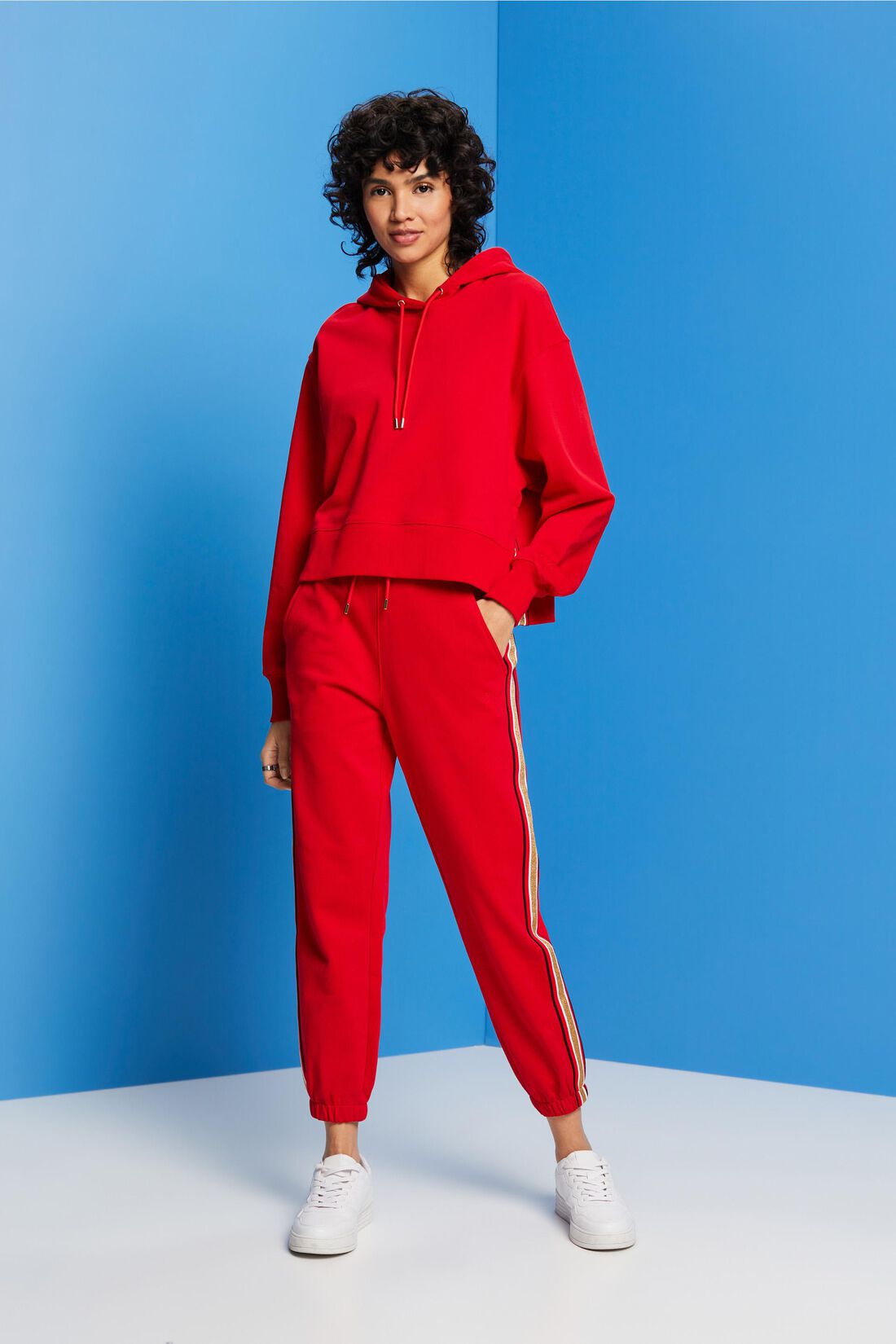 Gestreifte Trackpants aus Baumwolle