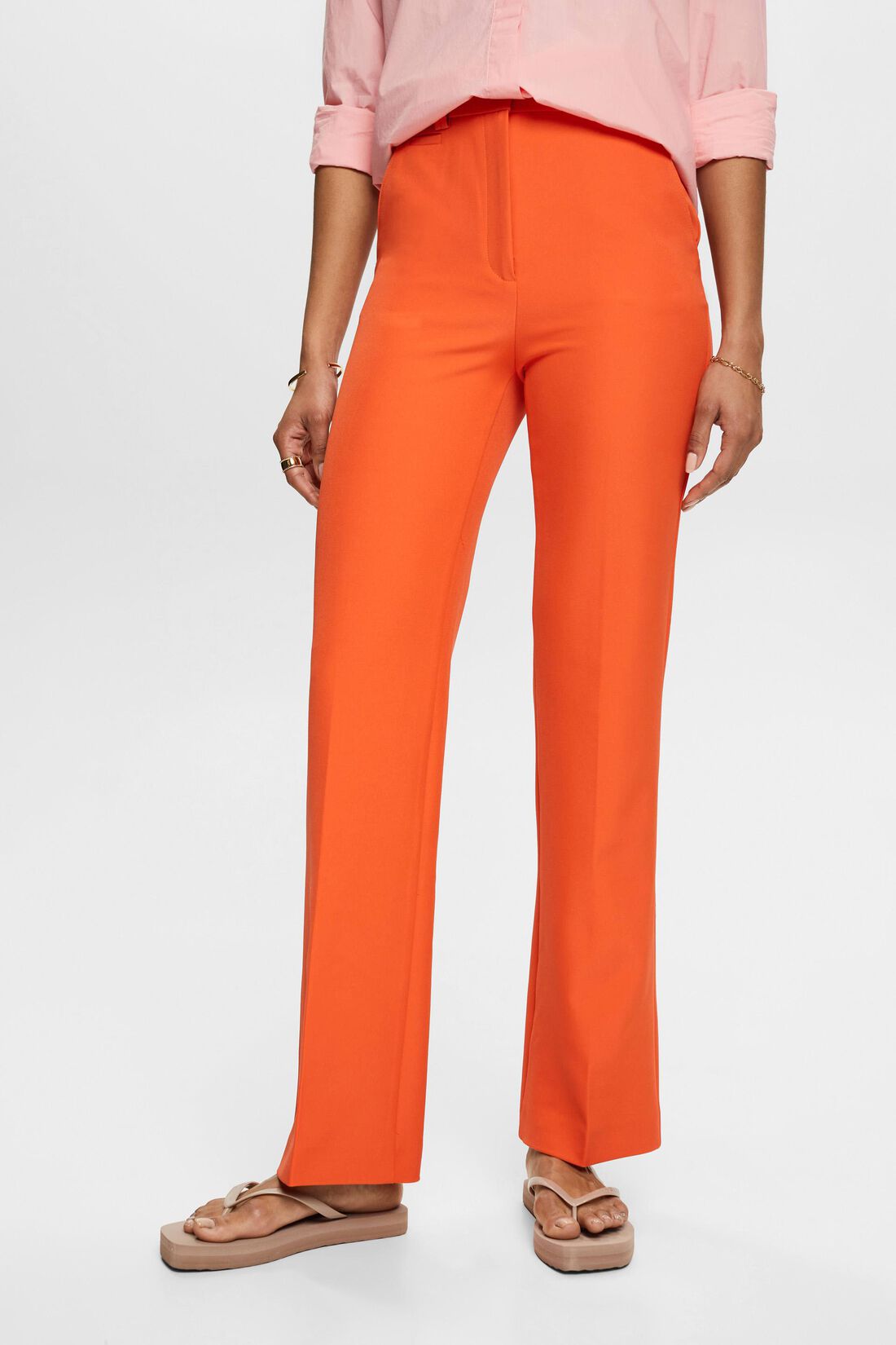 Ausgestellte Retro-Hose mit hohem Bund