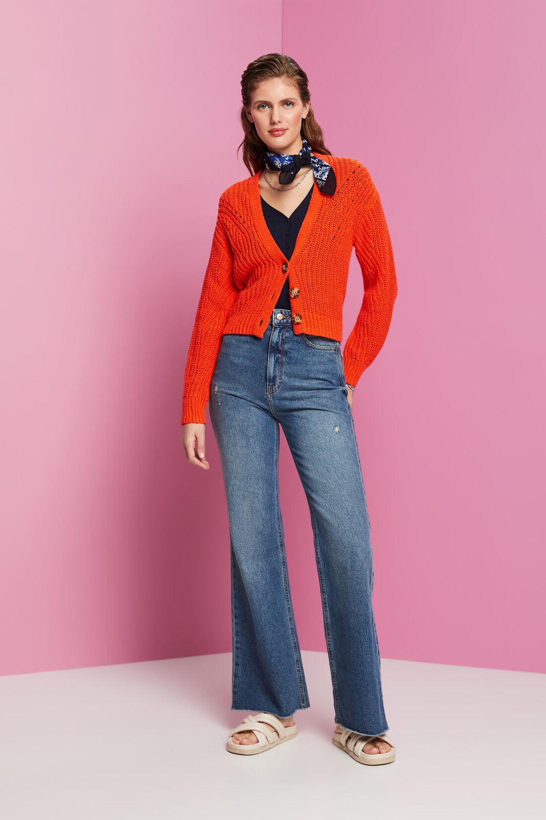 Ausgestellte Retro-Jeans