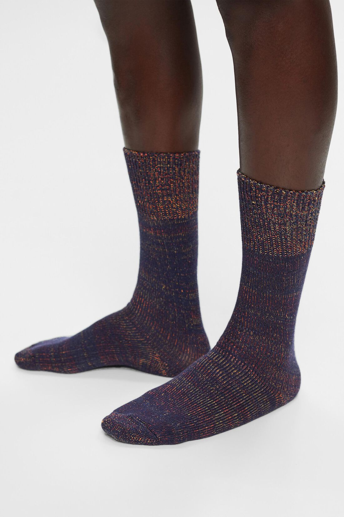 Melierte Stricksocken