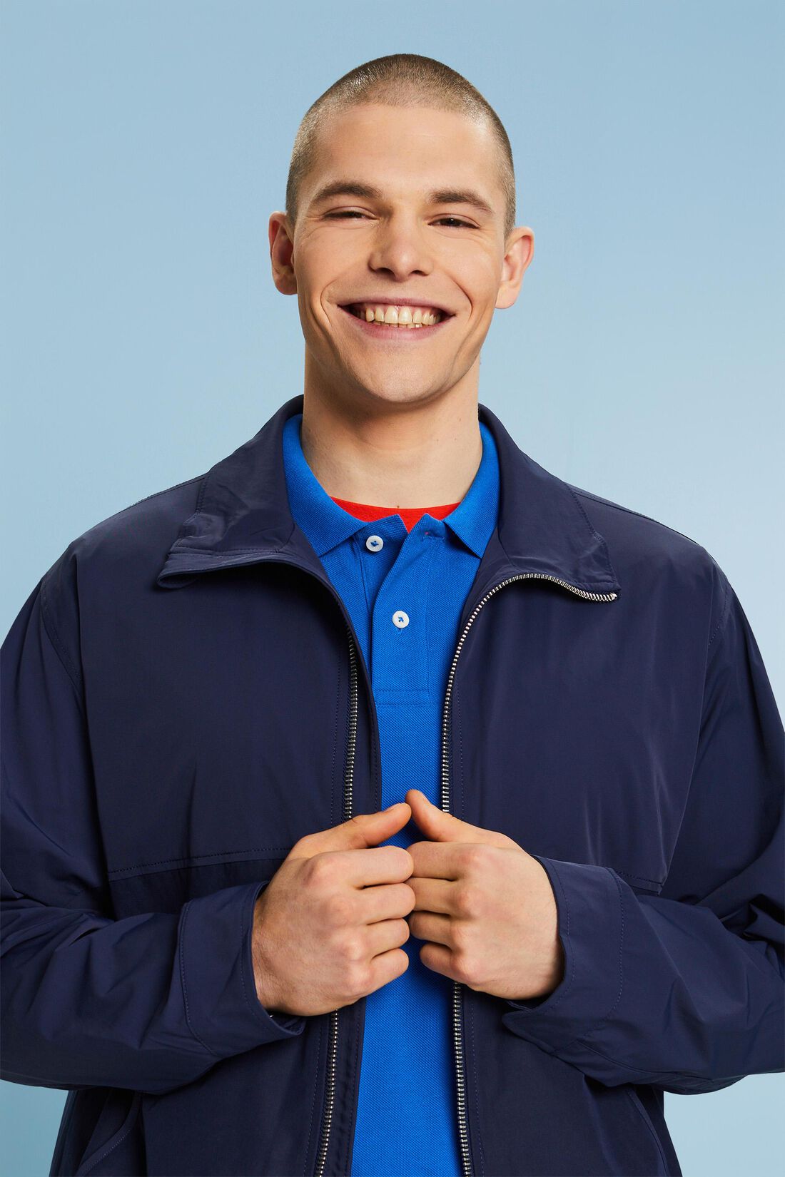 Windbreaker mit Rei&szlig;verschluss