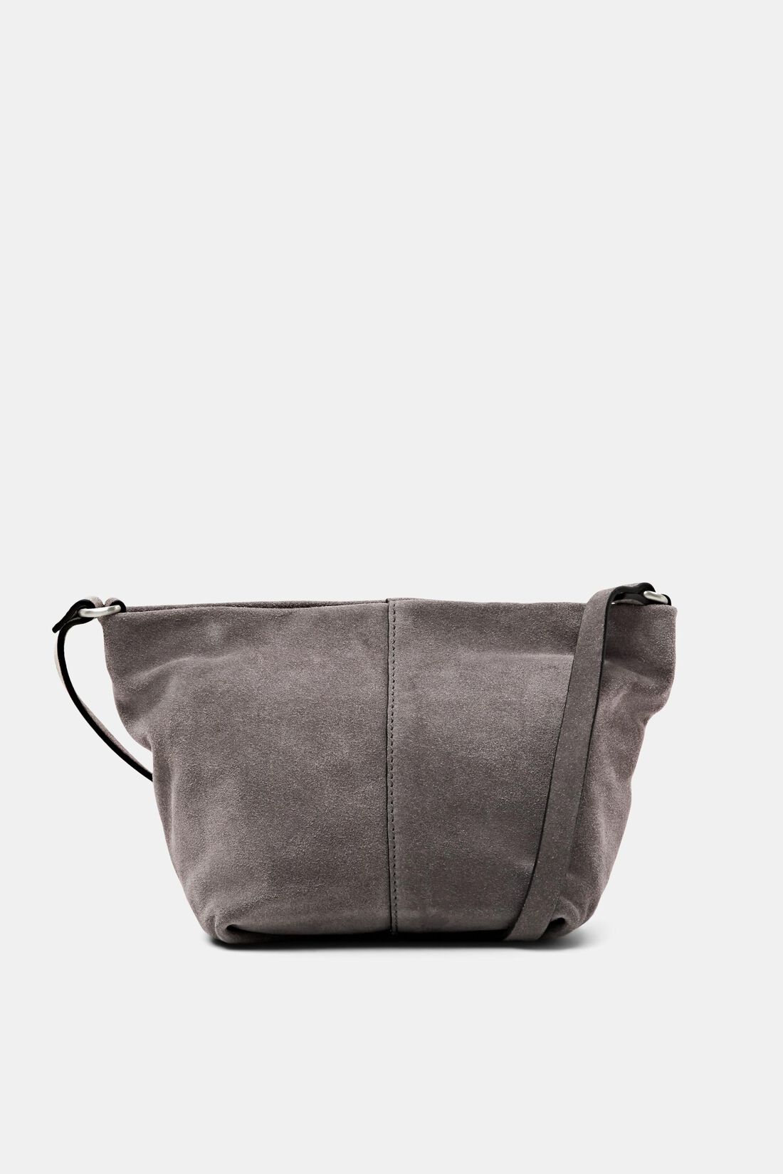 Kleine Schultertasche aus Veloursleder