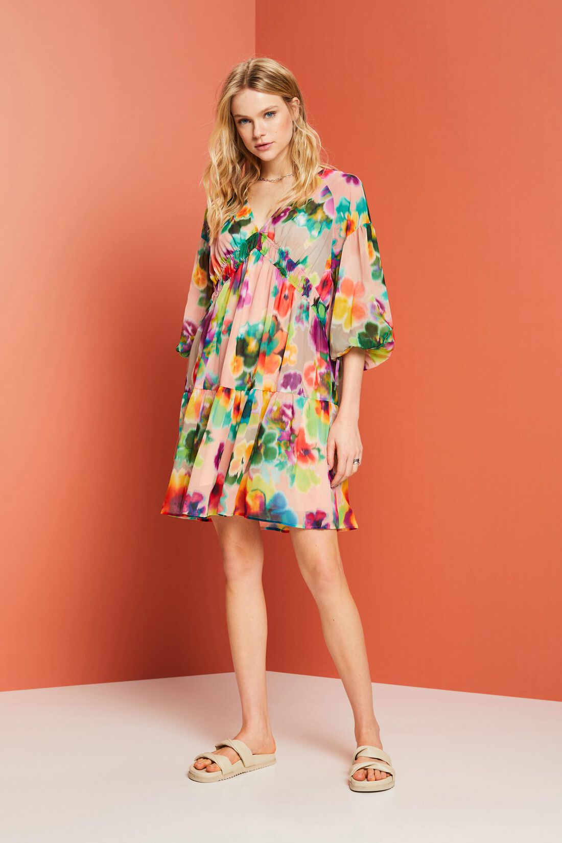 Minikleid mit Muster