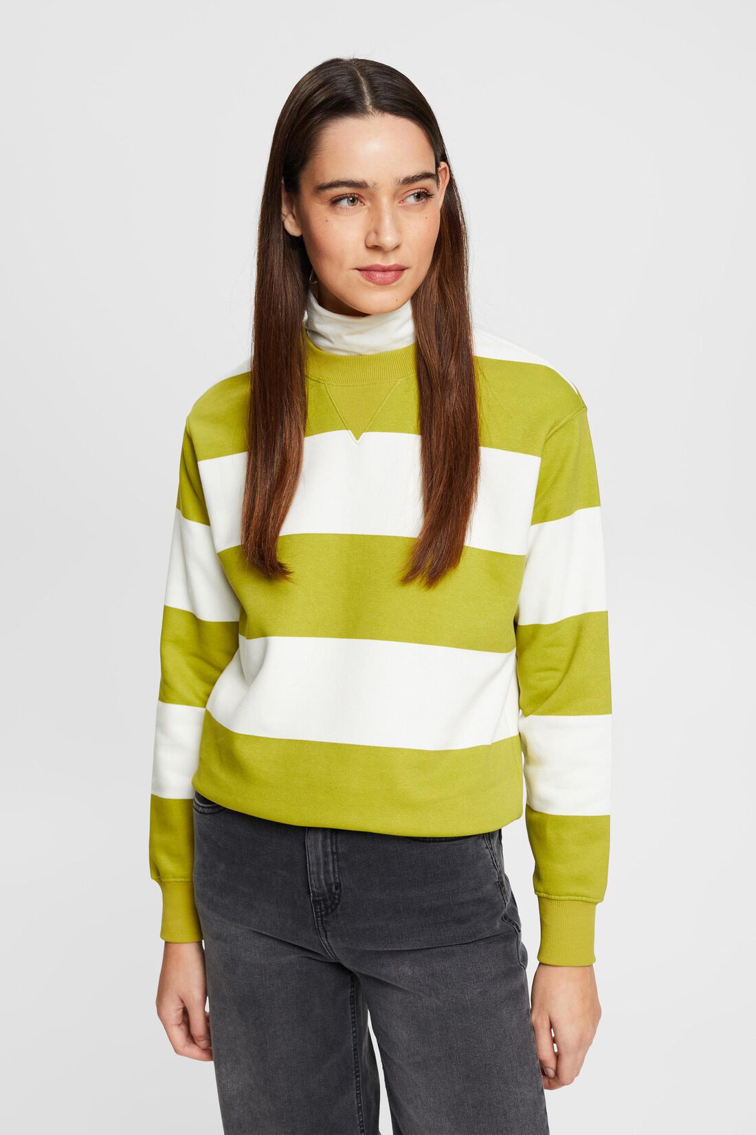 Sweatshirt mit Streifenmuster