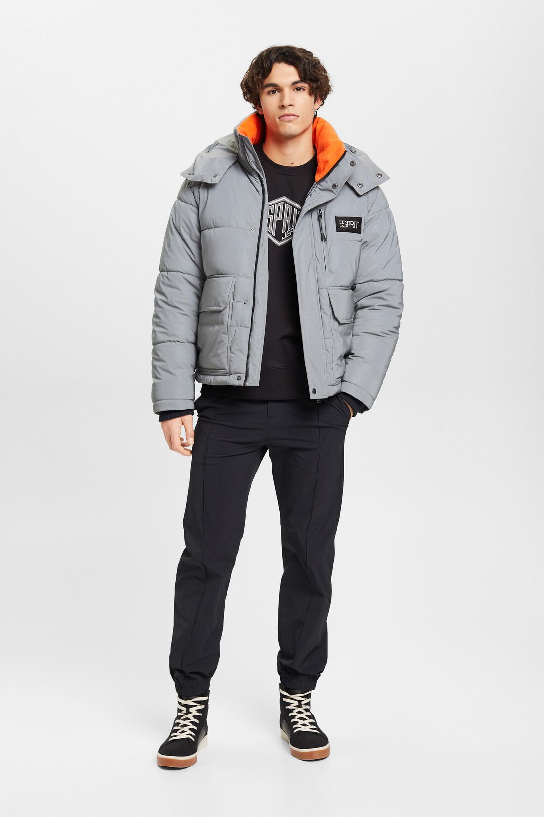 Kurze Puffer Jacket im Oversize-Look