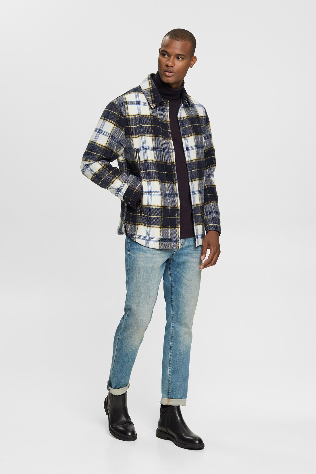 Slim Jeans im Stonewashed Look, aus Organic Cotton