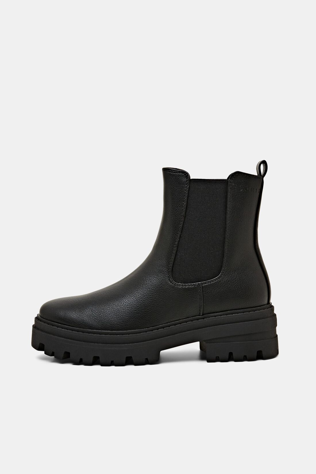 Grobe Boots in Lederoptik