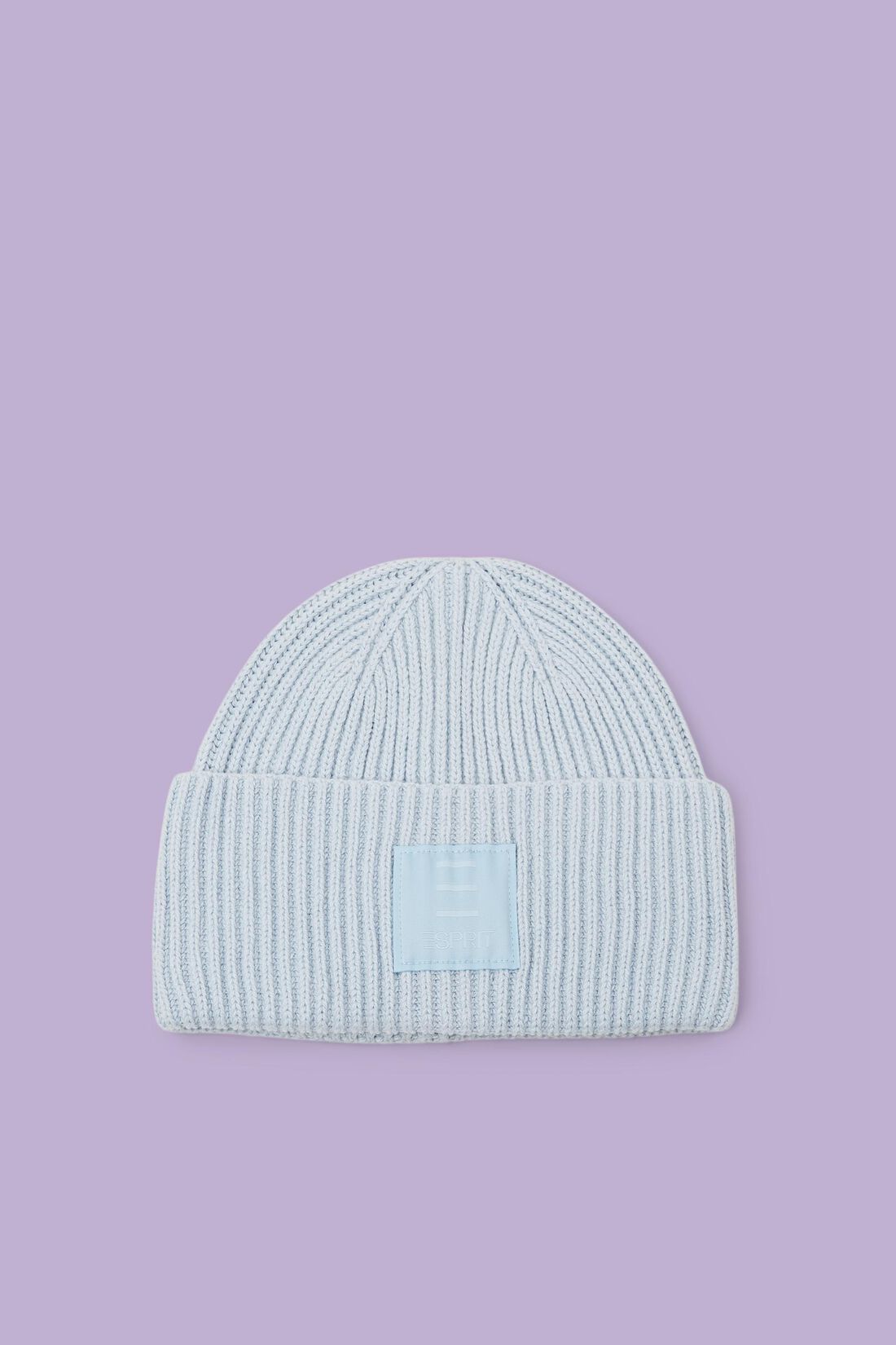Rippstrick-Beanie aus Baumwolle