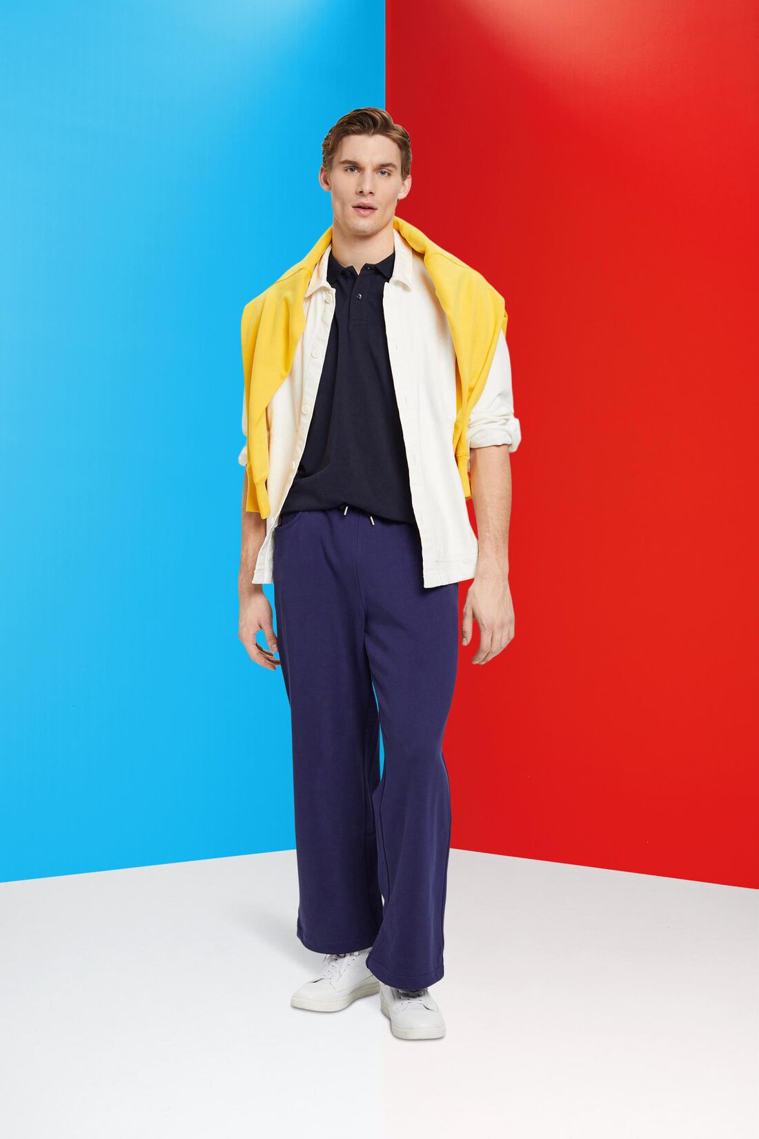 Slim-Fit-Poloshirt aus Baumwoll-Piqu&eacute;