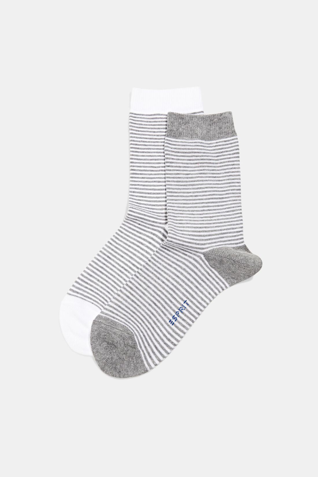 Gestreifte Socken im 2er-Pack, Bio-Baumwolle