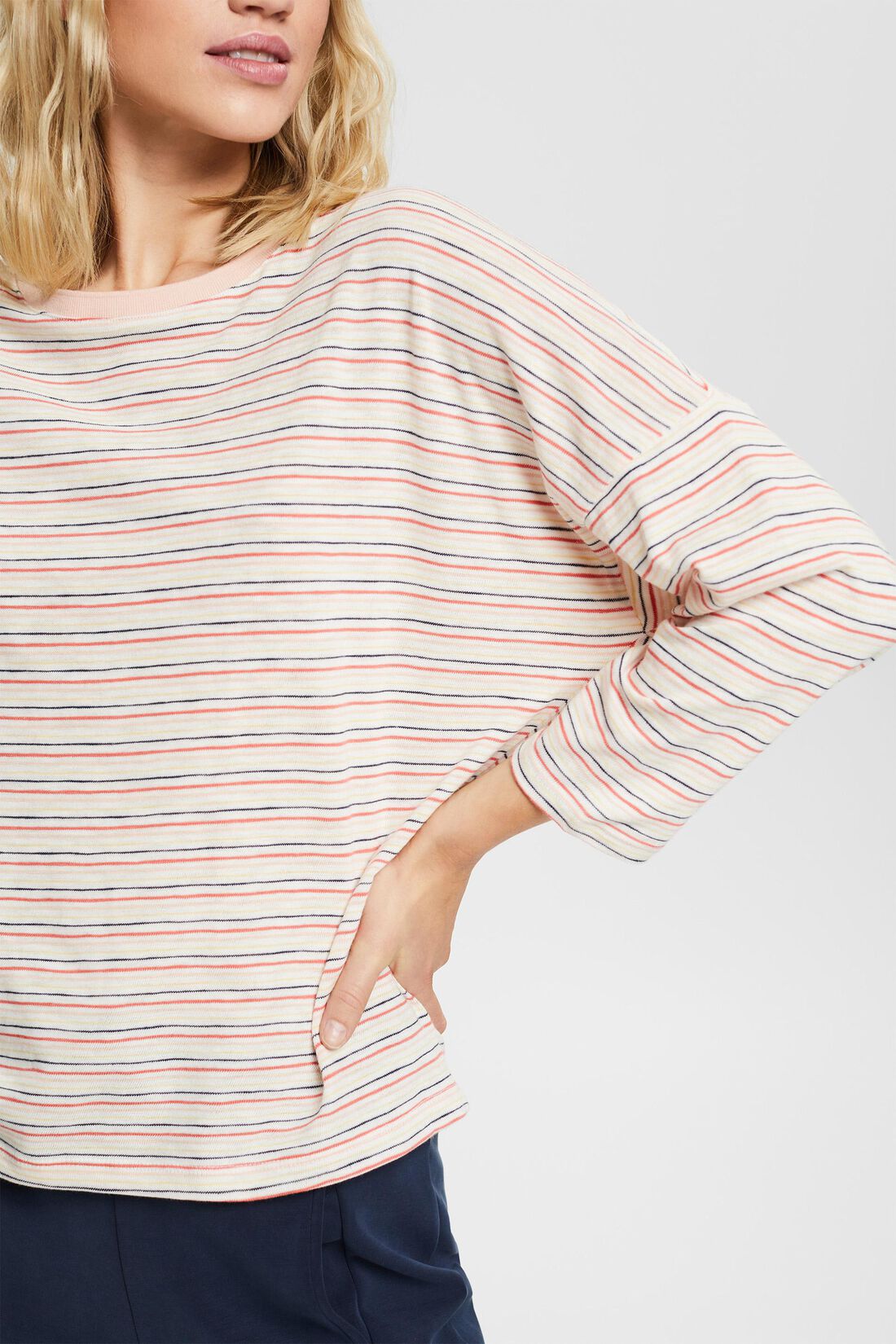 Longsleeve in Streifenoptik
