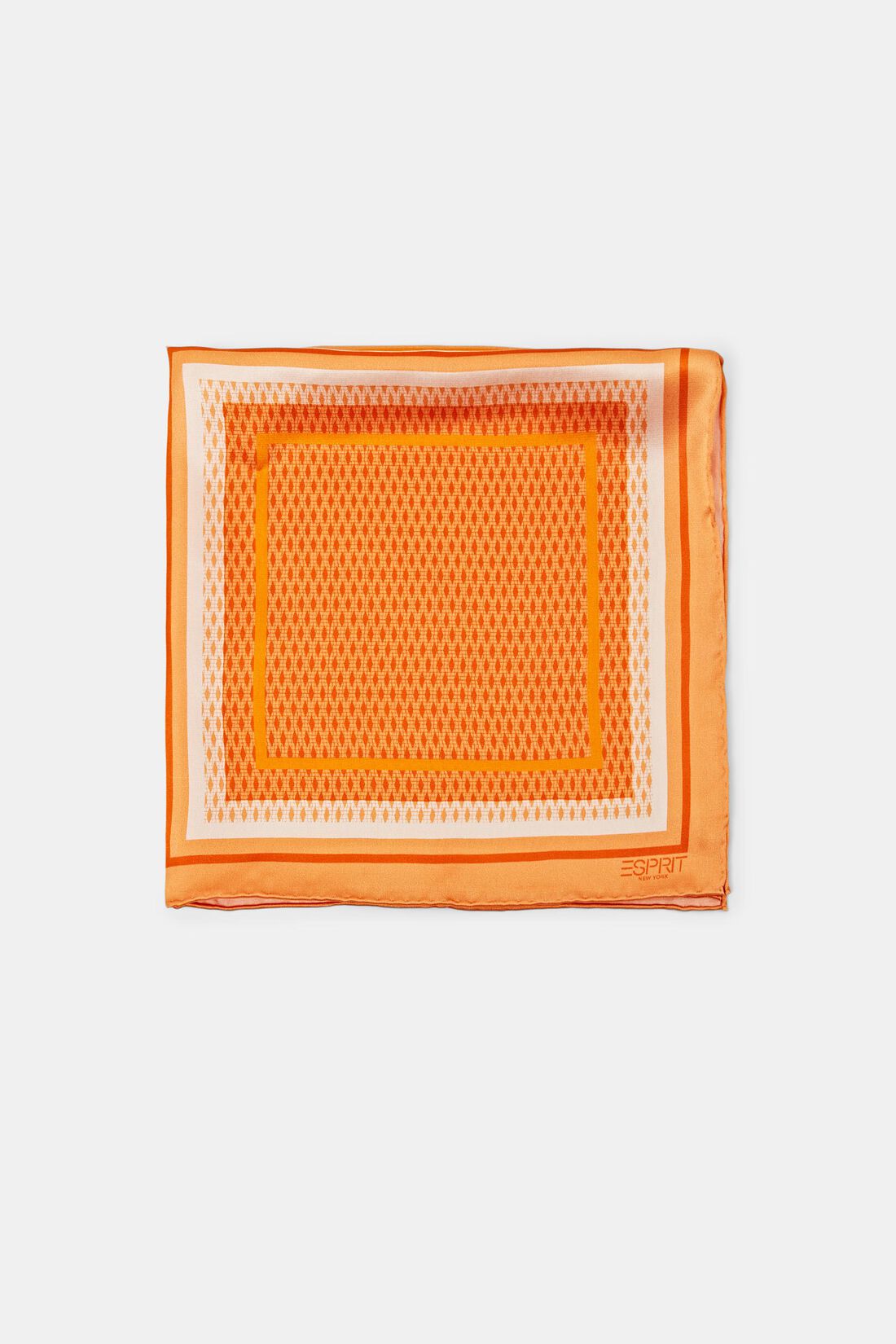 Quadratische Seiden-Bandana mit Print