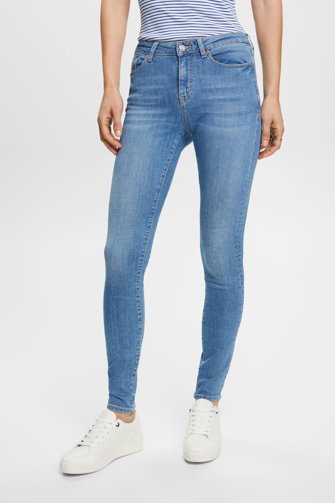 Skinny-Jeans aus nachhaltiger Baumwolle