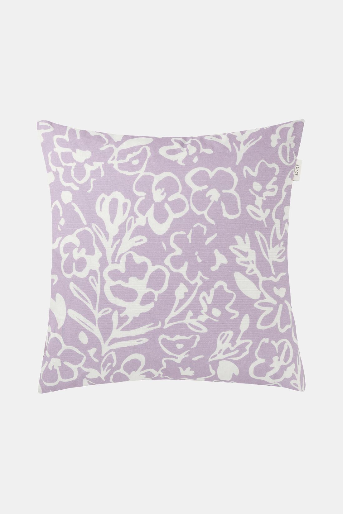 Kissenh&uuml;lle mit floralem Druckmotiv