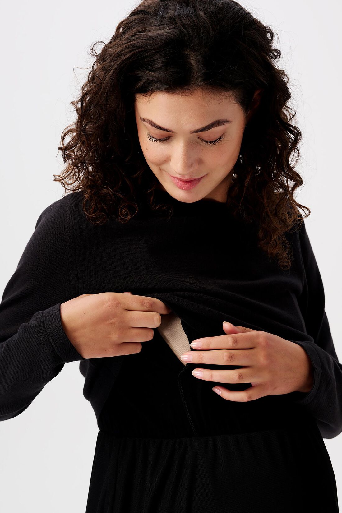 MATERNITY Strickkleid mit Stillfunktion