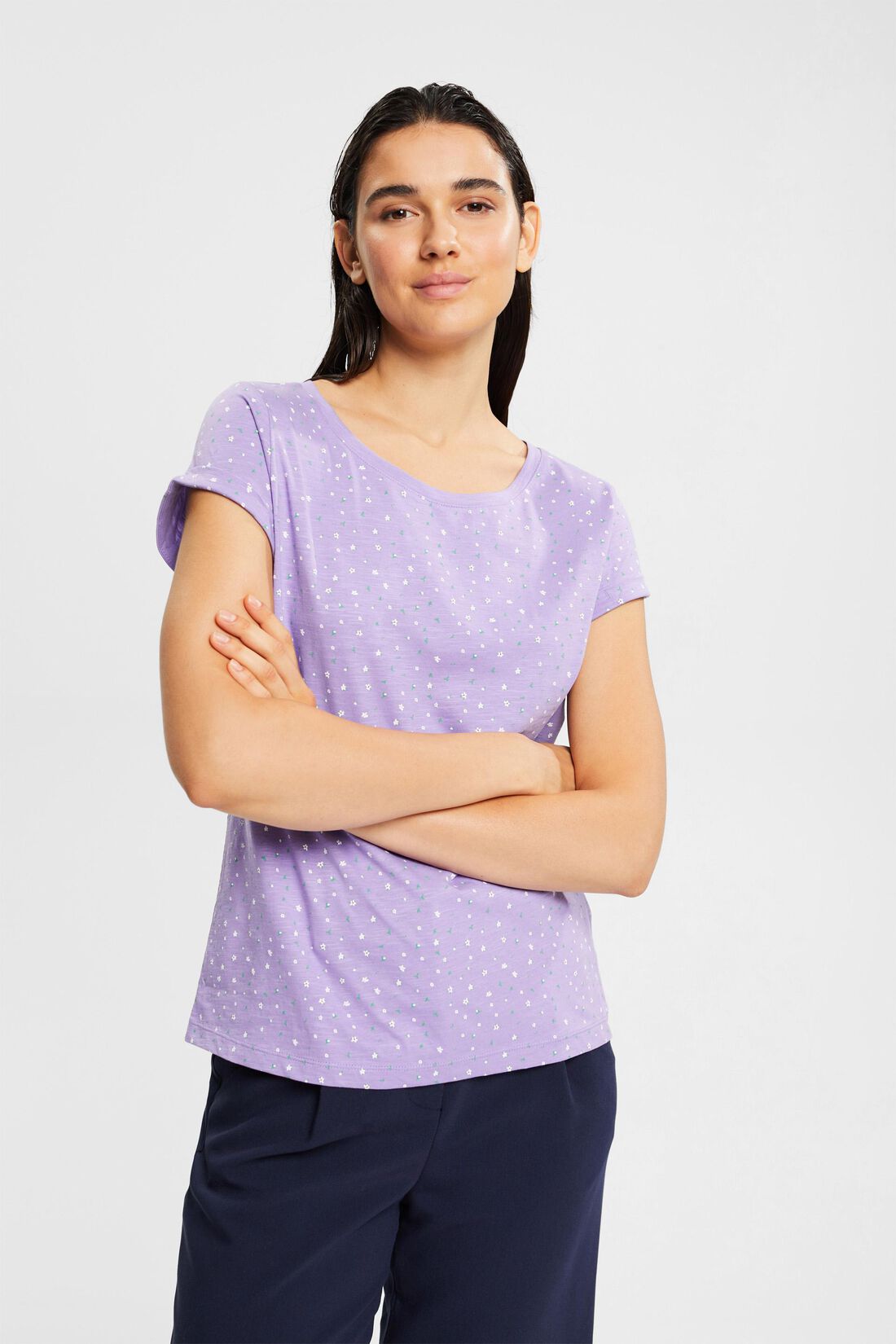 Shirt mit Blumen-Print