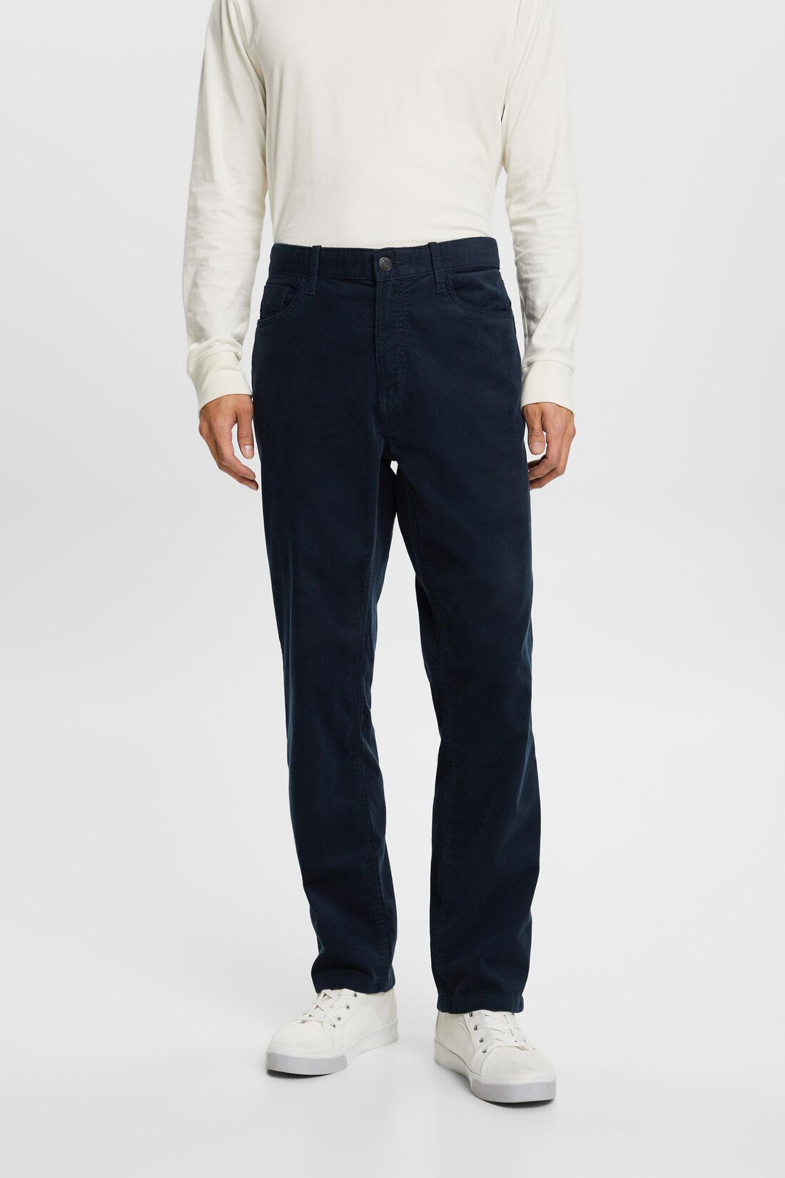 Cordhose in gerader Passform
