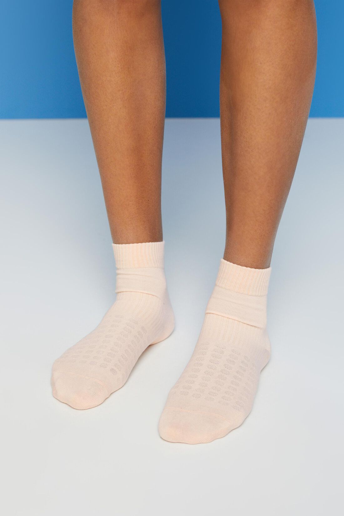 3er-Pack Gerippte Socken aus Bio-Baumwolle mit mittelhohem Schaft