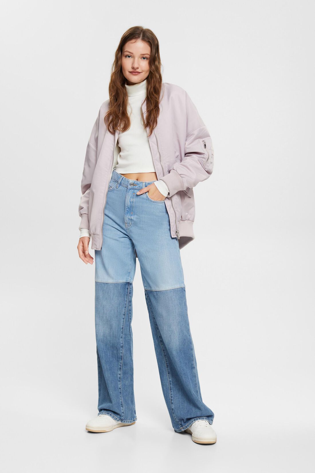 Jeans aus gemischtem Denim